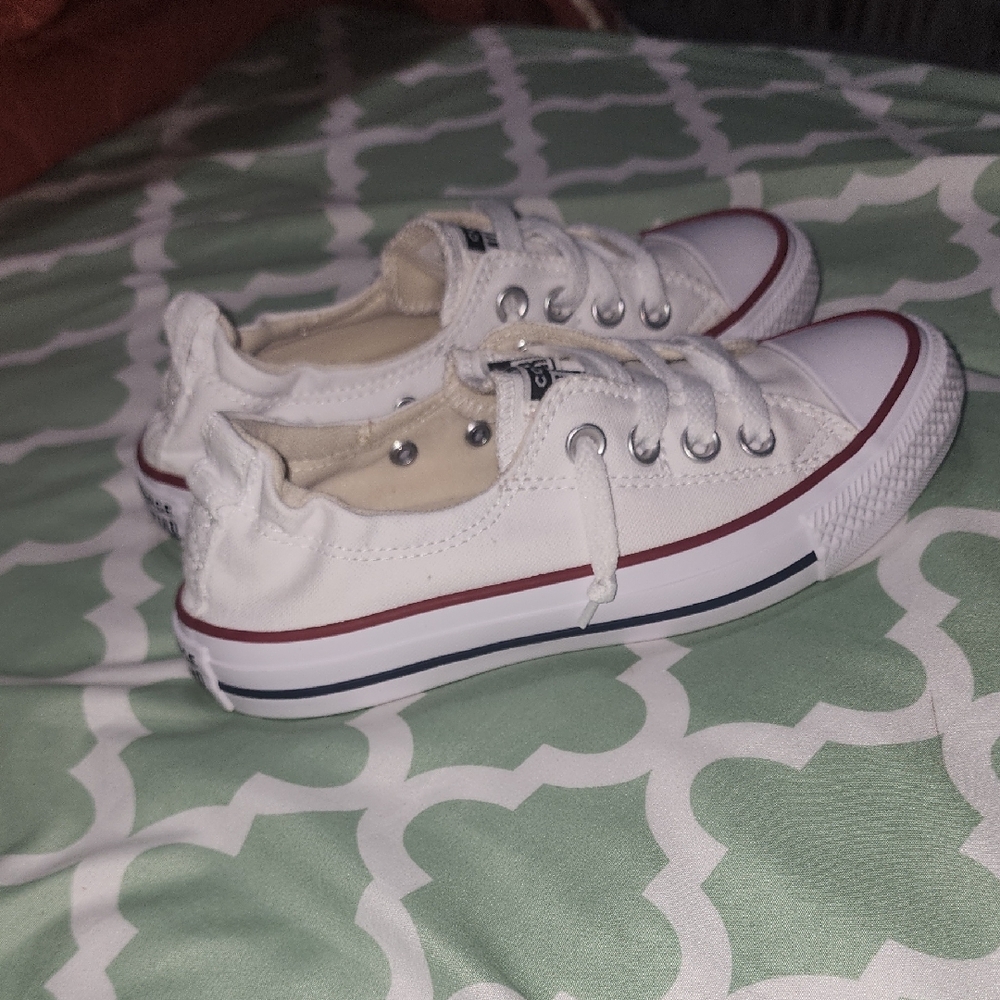Converse White Low-Top Sneakers